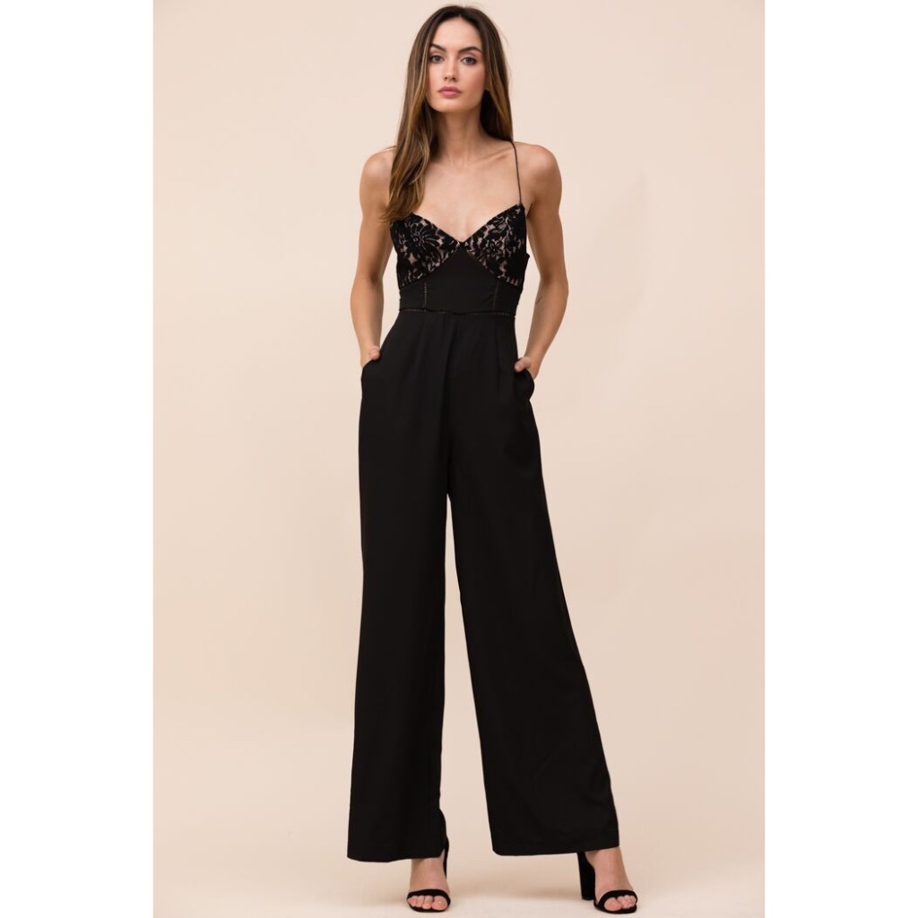 Nwt Yumi Kim 'Light My Fire' Lace Jumpsuit S
